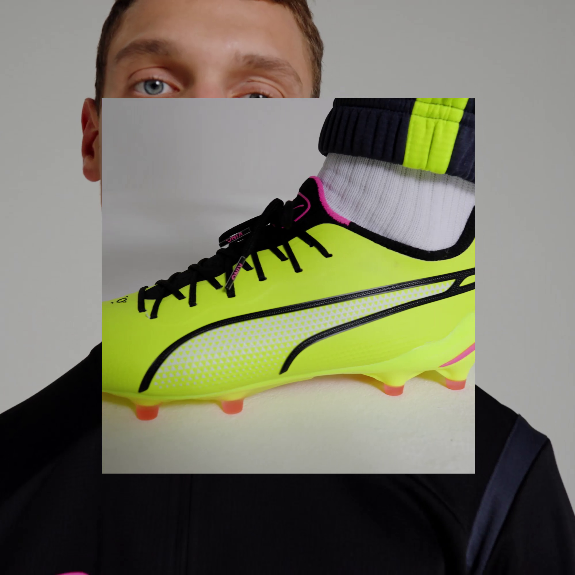 Изображение Puma Бутсы KING ULTIMATE FG/AG Football Boots #10: Electric Lime-PUMA Black-Poison Pink