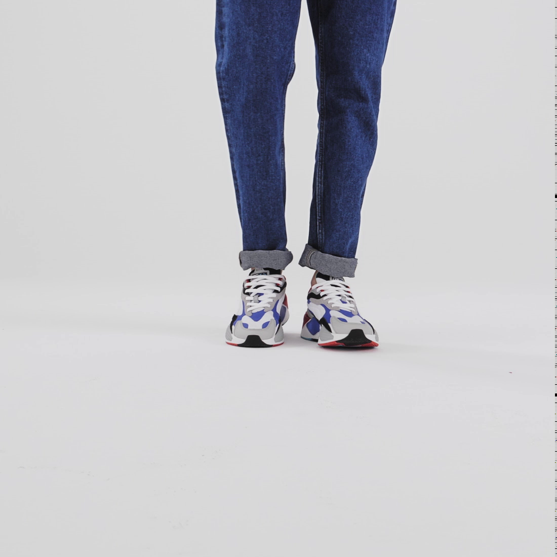 puma rsx3 puzzle blue