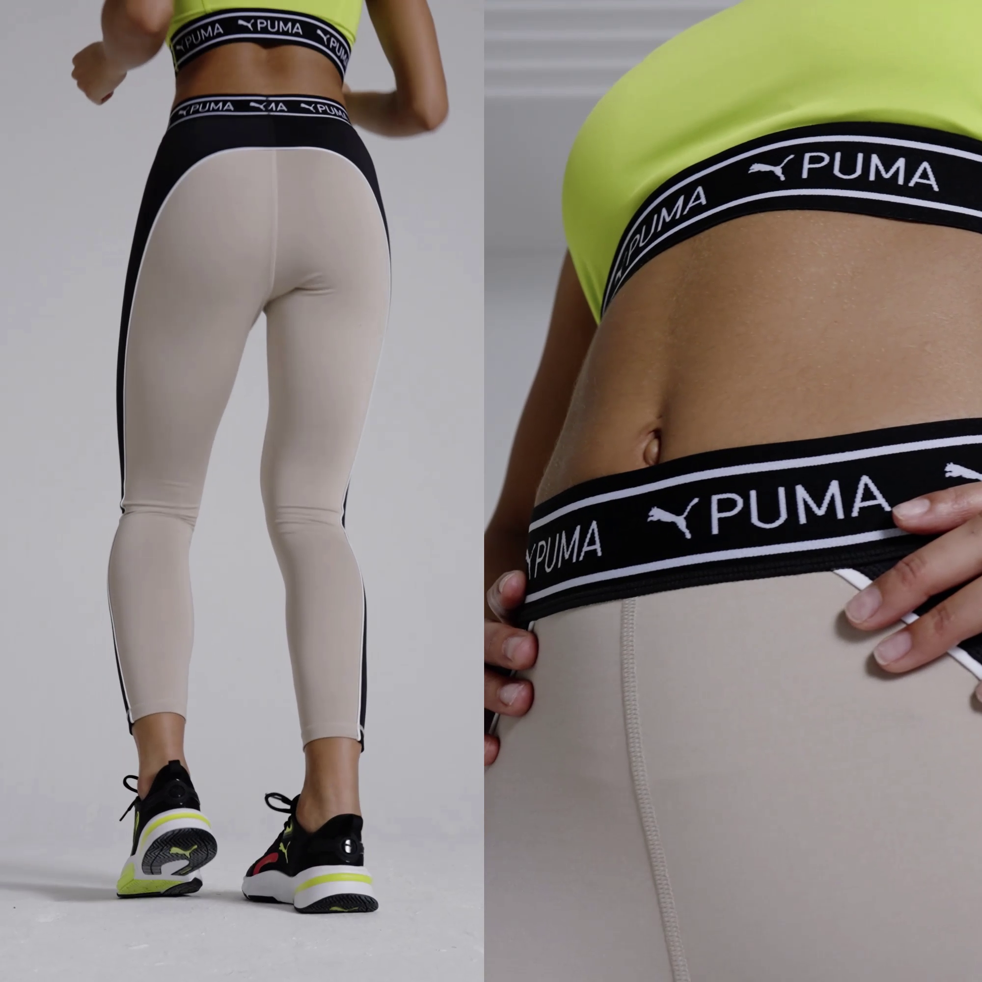 Изображение Puma Леггинсы PUMA FIT 7/8 Women's Training Tights #9: Putty