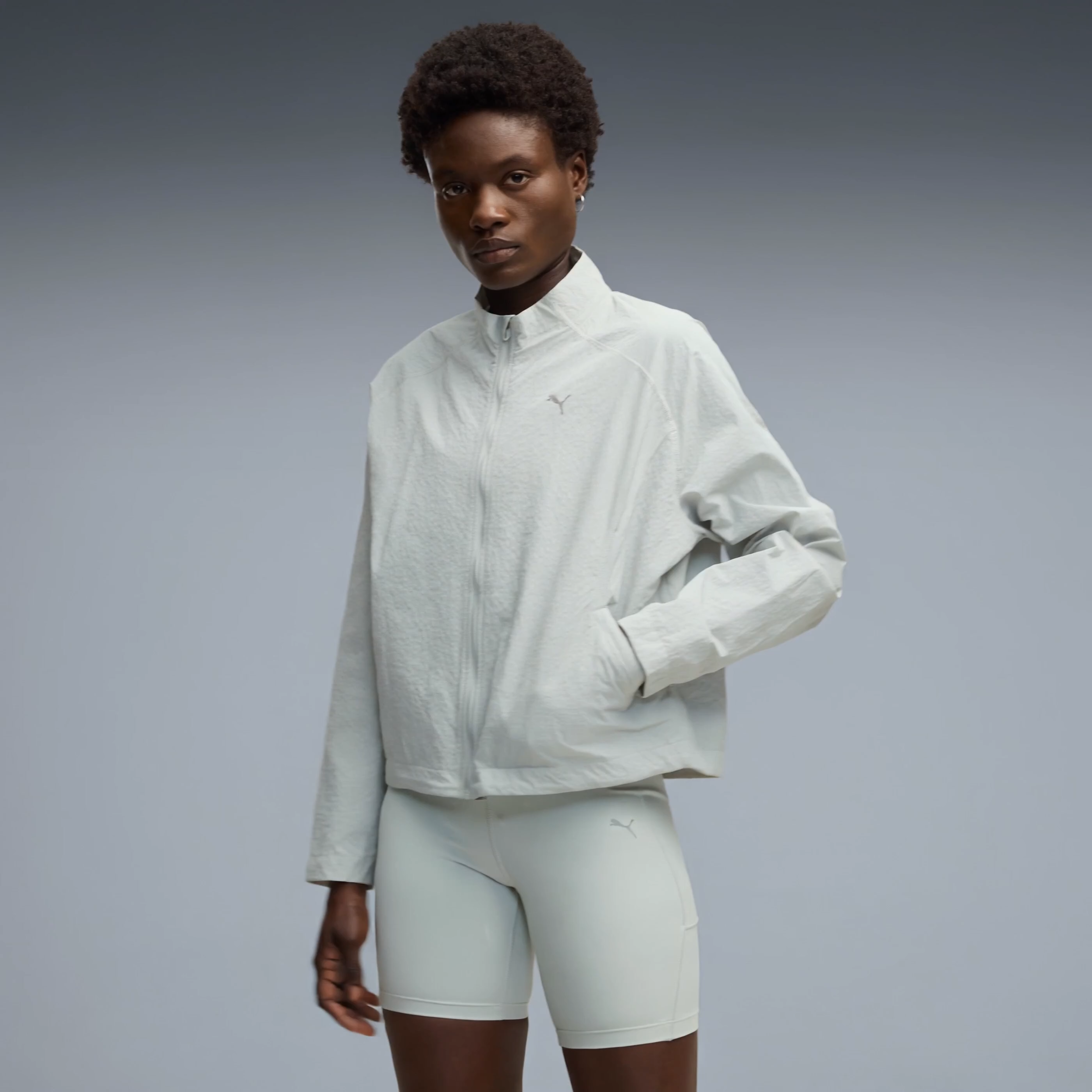 Изображение Puma Куртка Brightstride windCELL Jacket Women #7: Créme De Mint