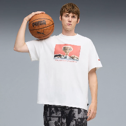 Изображение Puma Футболка Hoops x E.T. I Basketball Tee Men #8: Puma White